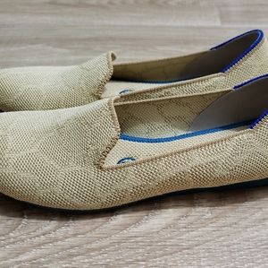 Rothy's Sahara Gold Loafers Size 6